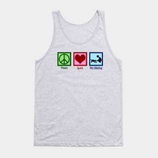 Peace Love Pet Sitting Tank Top